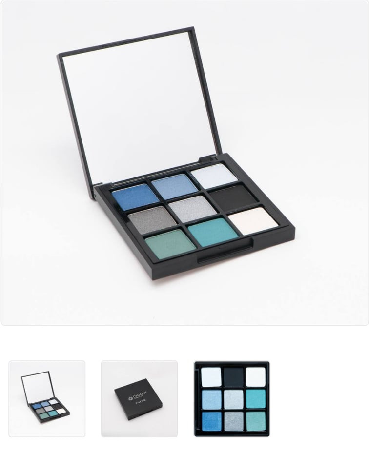 PALETTE OMBRES A PAUPIERES + TROUSSE DE RANGEMENT