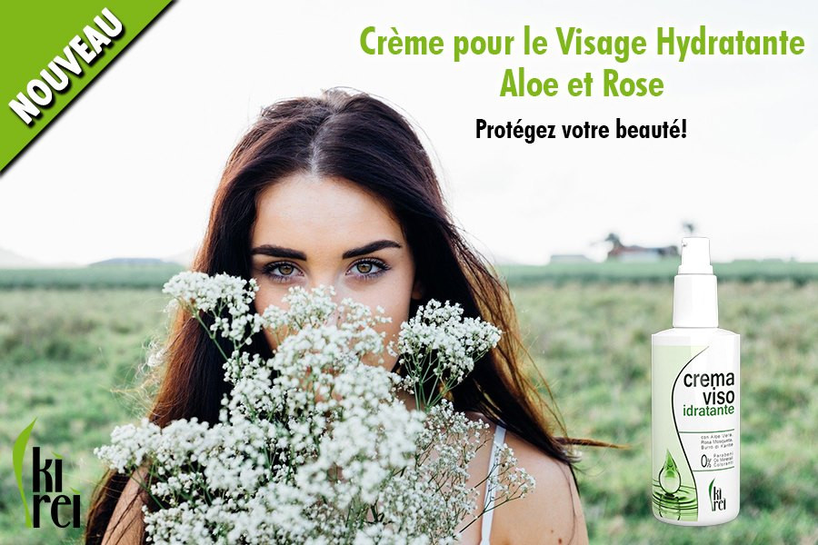 Crème hydratante pour le visage à  l'aloès et à  l'églantier