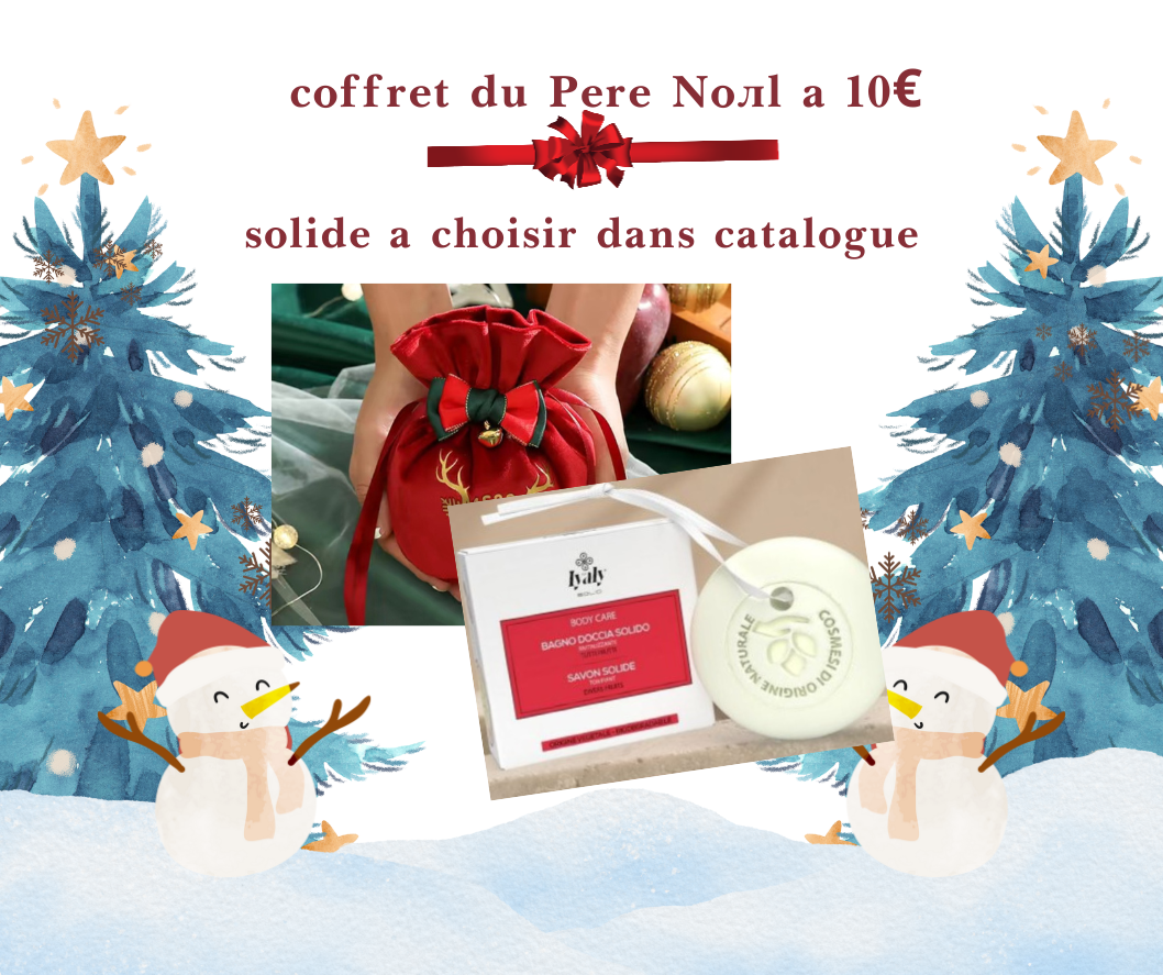 Savon solide et sa pochette