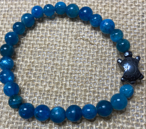 Bracelet en apatite Bleu