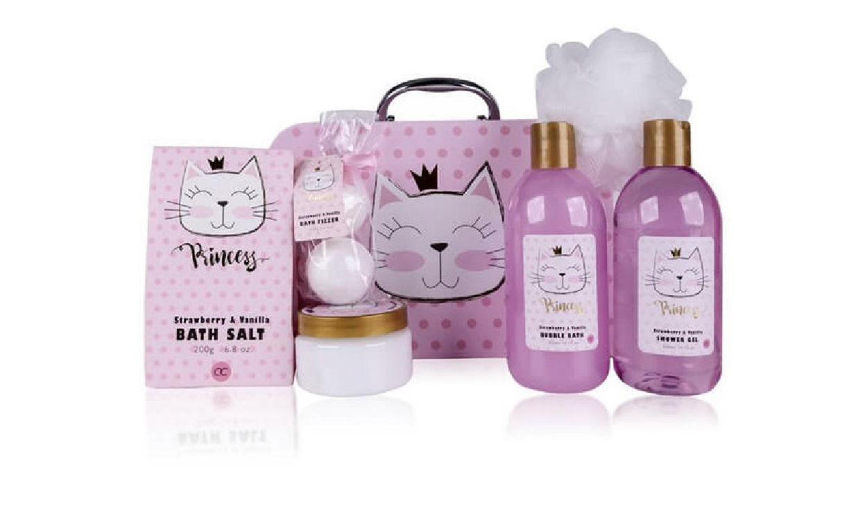 Coffret soin corps Princess Kitty